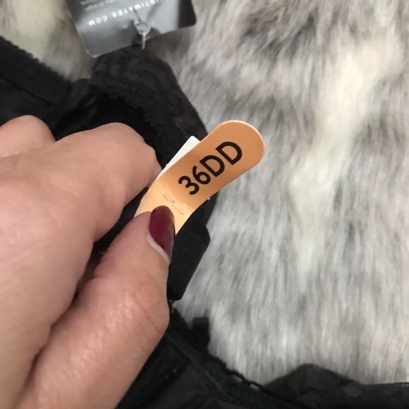 NWT Bali Black Lace Bra 36DD - Picture 6 of 8